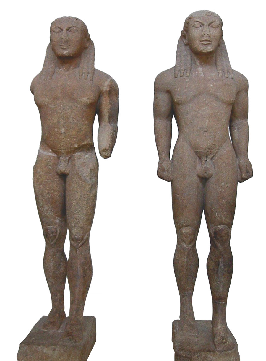 Kuroi Kleobis y Biton, 580 a.C.