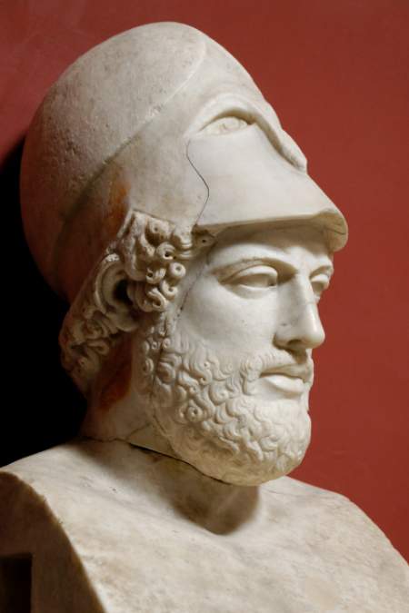 Copia romana del busto de Pericles